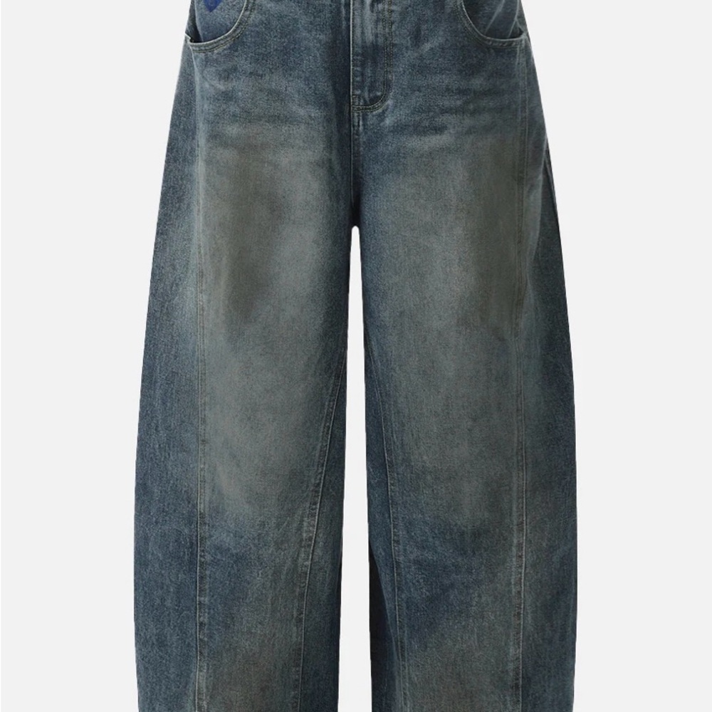 AELFRIC EDEN WASHED BARREL LOOSE JEANS